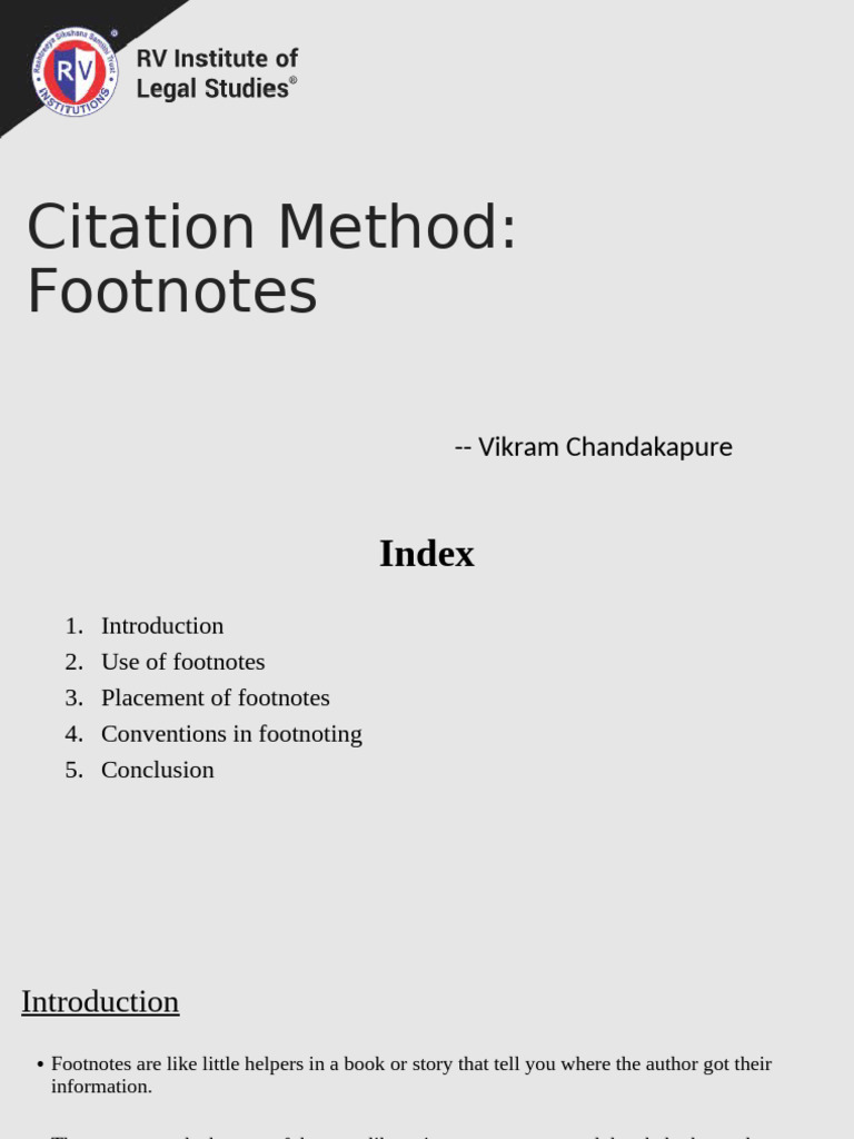 Understanding Footnotes in Writing | PDF | Note (Typography) | Citation