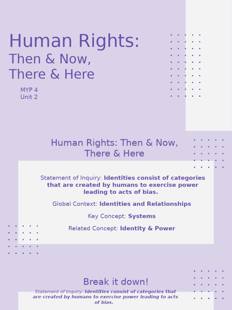 Exploring Human Rights: Identity & Power | PDF | Human Rights | Age Of ...