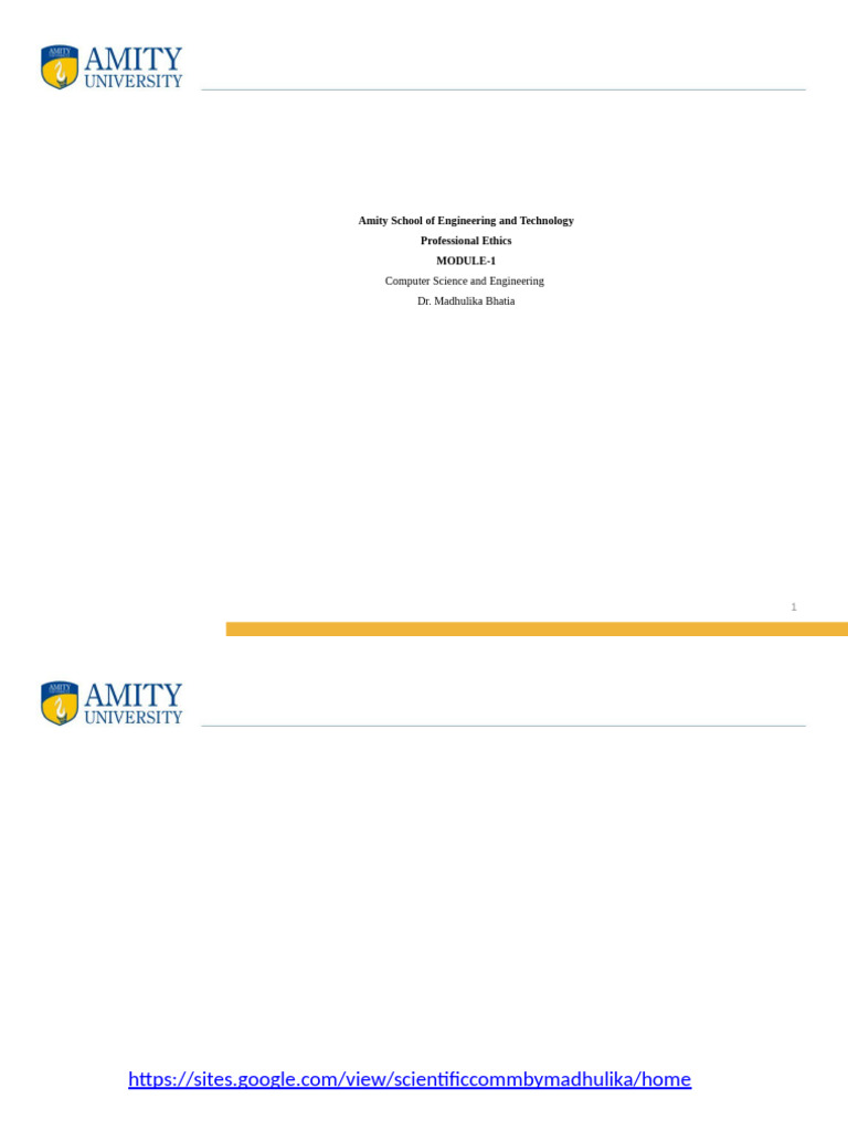 Module 1 Philosophy and Ethics (2) | PDF