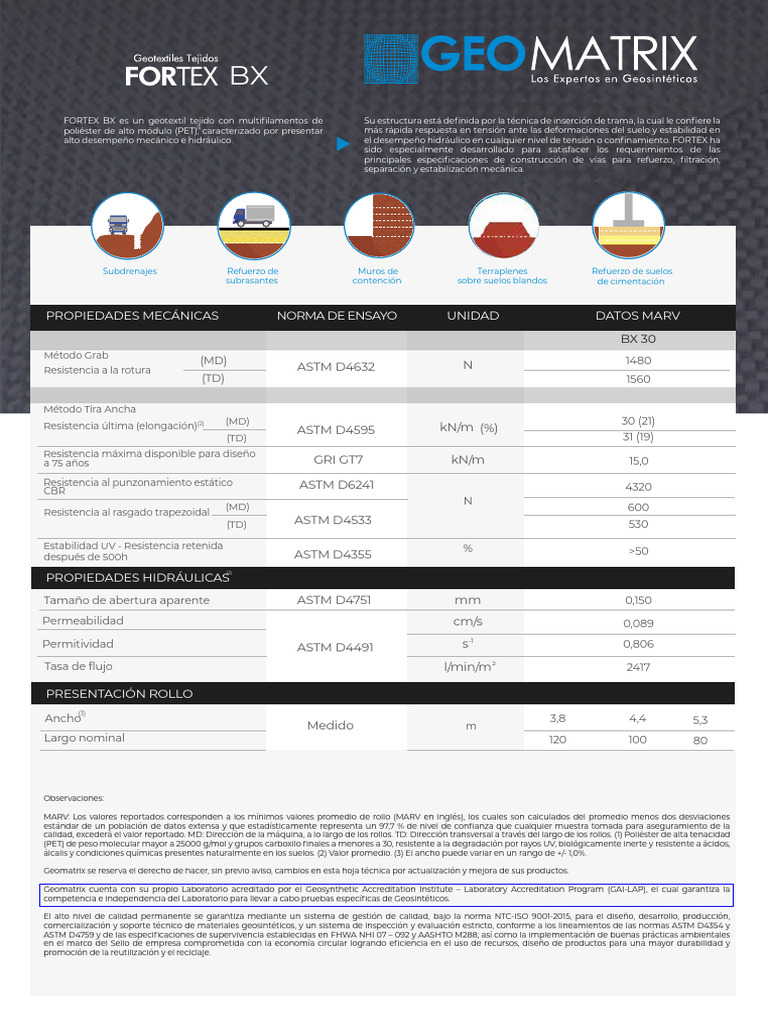 2025 - 01 Fortex Bx30 Marv | PDF | Laboratorios