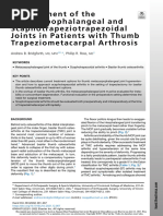 Scaphoid-Trapezium Joint Arthritis Management | PDF | Limbs (Anatomy ...