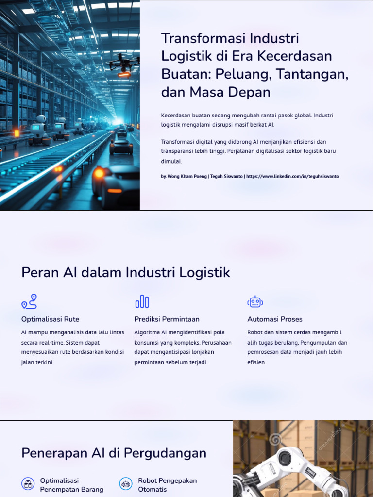Transformasi Logistik dengan AI | PDF