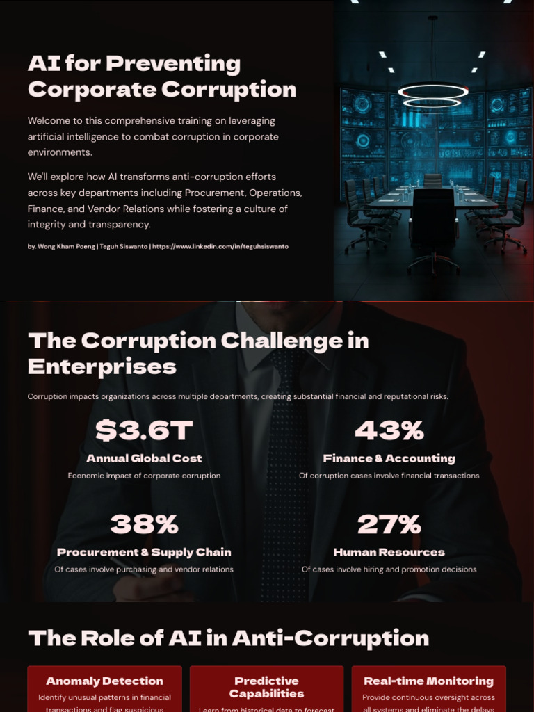 AI For Preventing Corporate Corruption | PDF | Artificial Intelligence ...