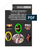 Orientaciones para La Diversificación Curricular en Educación Secundaria