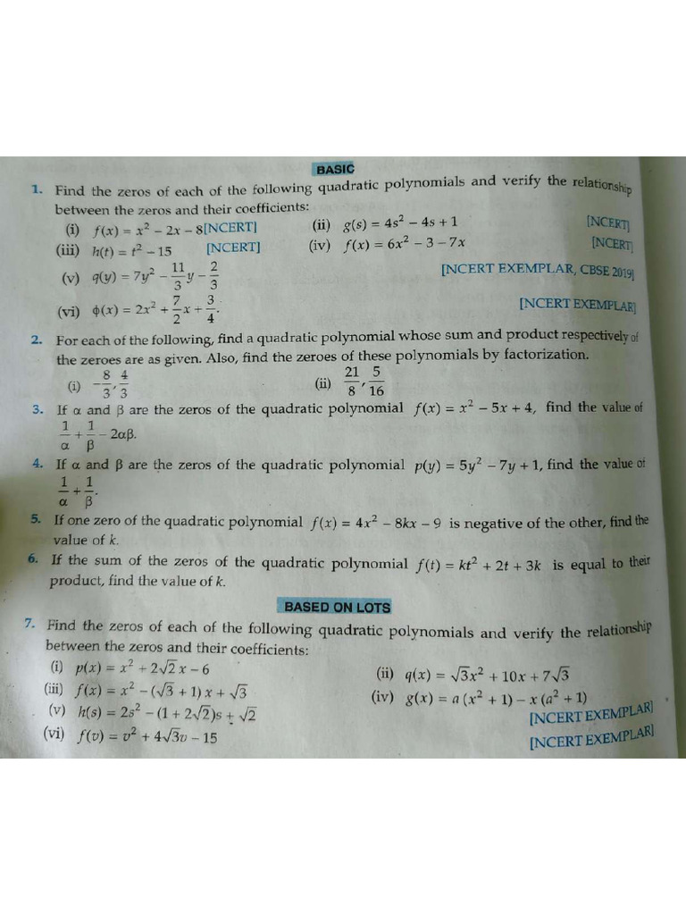 Class 10 HW 2 | PDF