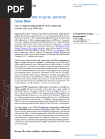 JP Morgan Nigeria Report 2025