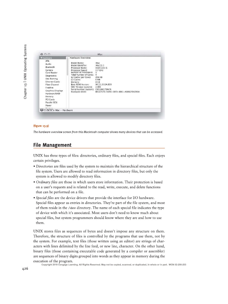 LU4 - Chapter 13 Unix - File Management of The Unix and Linux Operating ...
