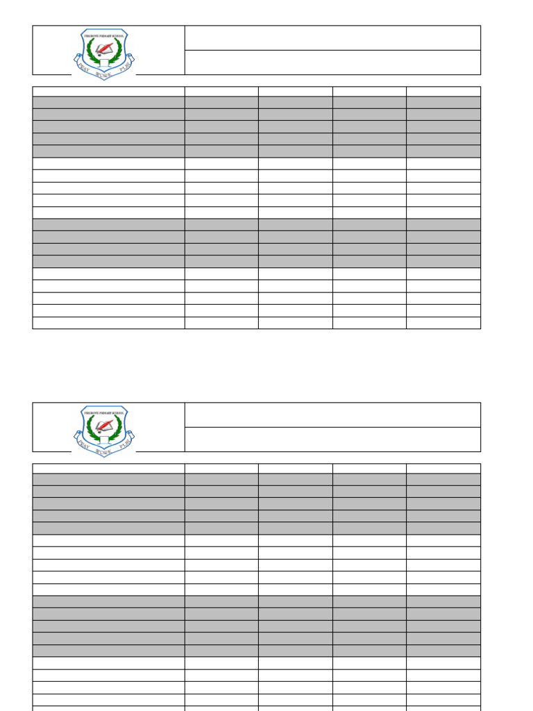 Firgrove Primary Assessment Checklist | PDF