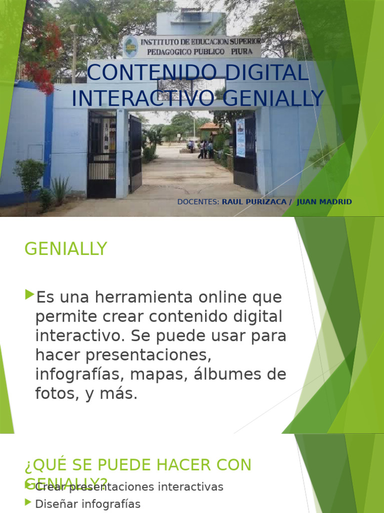 Contenido Interactivo con Genially | PDF