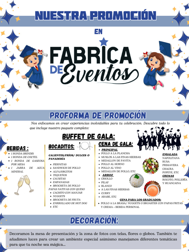 PROFORMA DE PROM NUEVO (2) | PDF | Cocina occidental | Alimentos