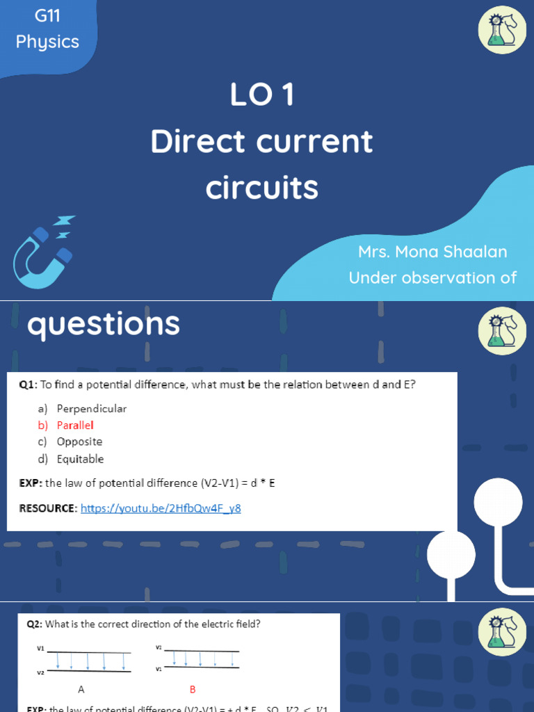 Direct Current Circuits Overview | PDF