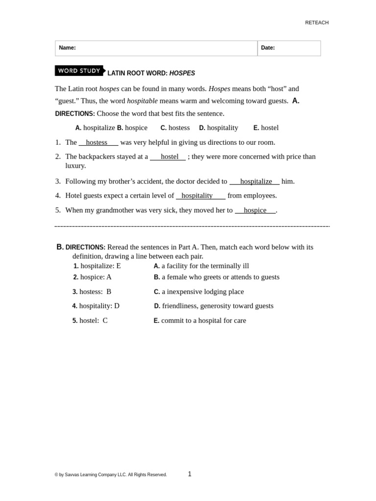 Understanding the Latin Root 
