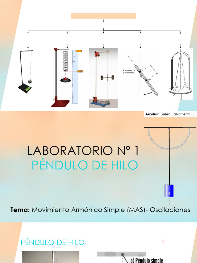 Pendulo Simple | PDF | Péndulo | Oscilación