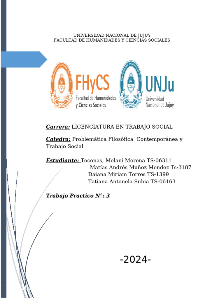 Problematica Filosofica T.P N°3 | PDF | Verdad | Friedrich Nietzsche