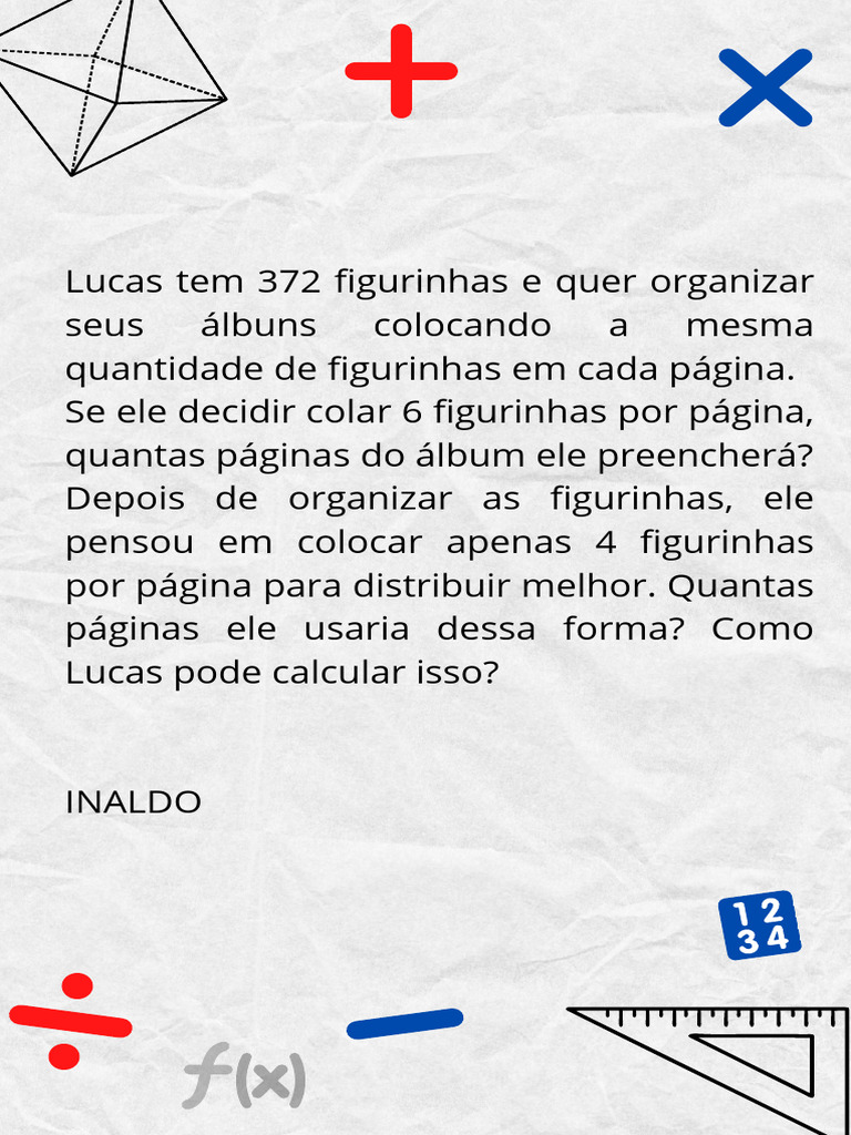 Organização de Figurinhas de Lucas | PDF