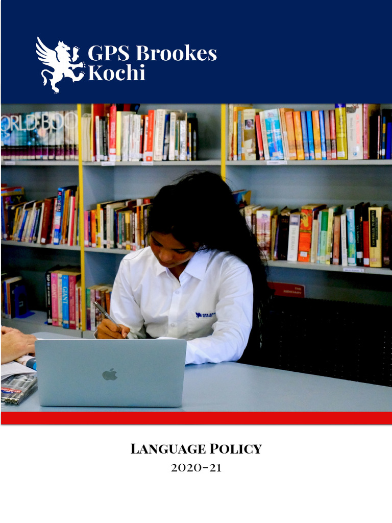 Language Policy 2020 | PDF | Curriculum | English As A Second Or ...