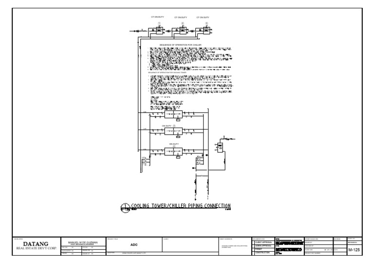 Chiller and Cooling Tower Operations Guide | PDF | Book Arts | Office ...