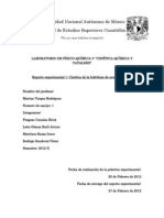 Reporte 1 Fisicoquímica V, 2012-II Casi Completo