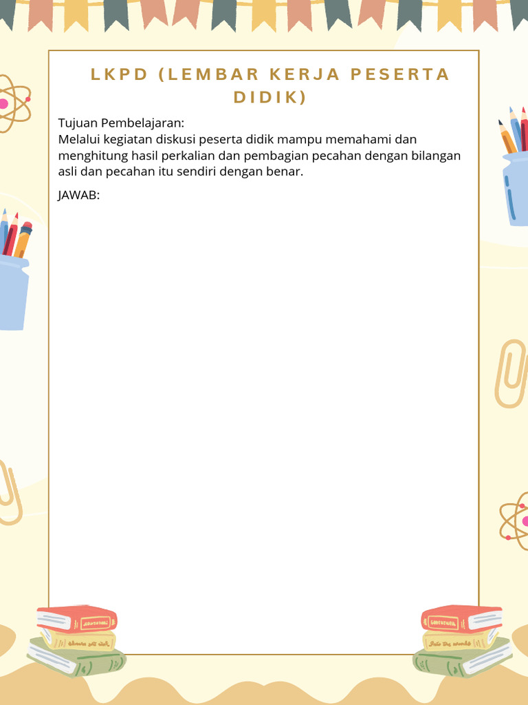 LKPD (lEMBAR kERJA PESERTA DIDIK) | PDF