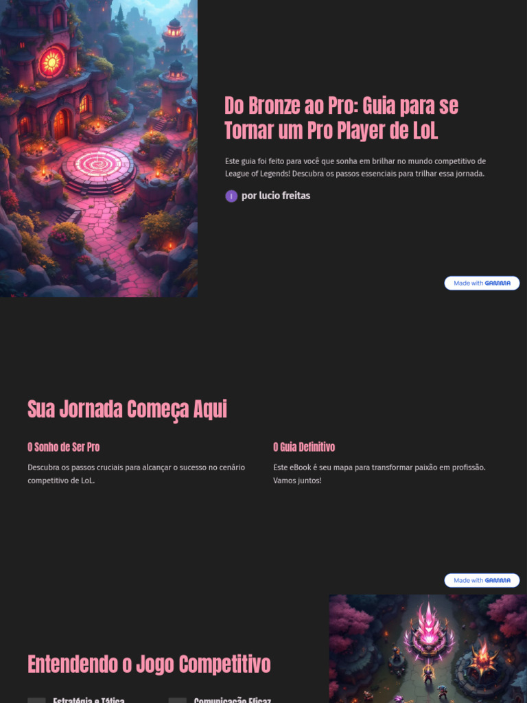 Guia para se Tornar Pro Player de LoL | PDF