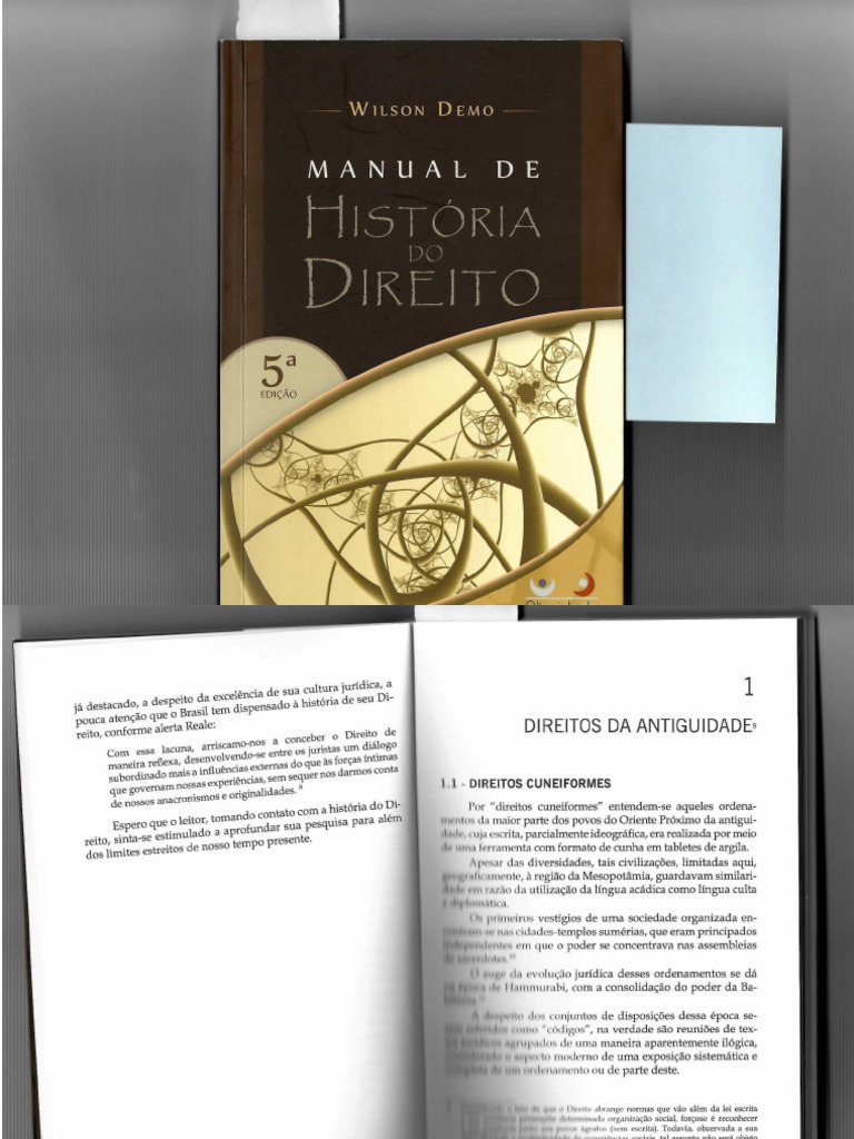 Manual de História Do Direito | PDF