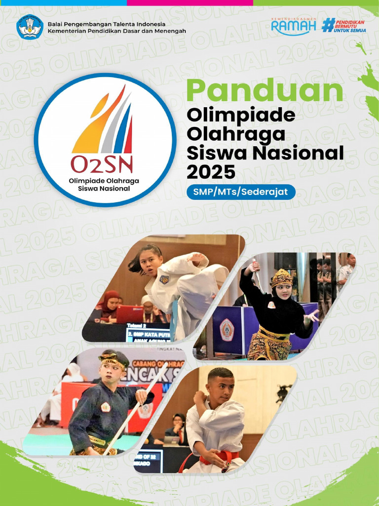 Panduan O2SN 2025 untuk SMP/MTs | PDF