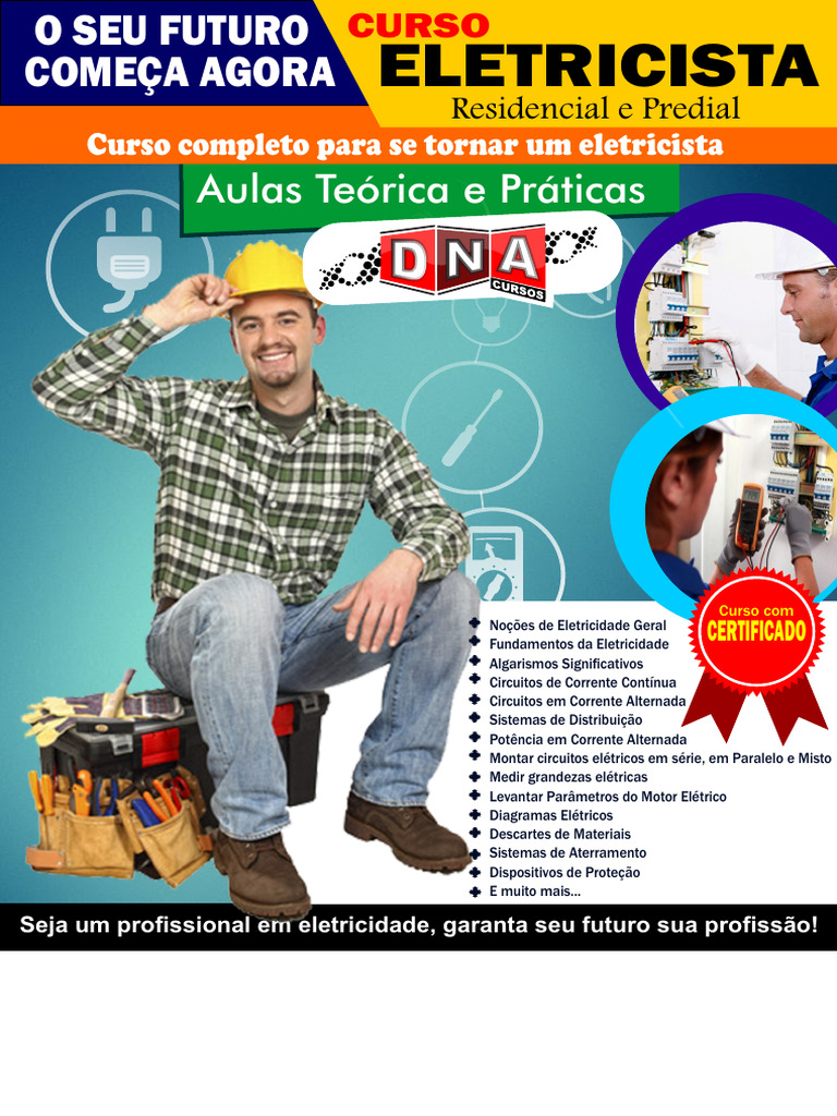 Curso Completo de Eletricista Profissional | PDF | Eletricista ...
