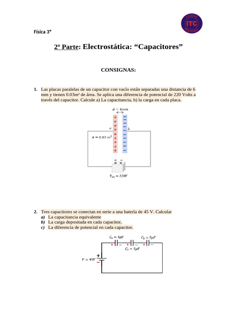 T P N 4 Capacitores Parte 2 2024 | PDF