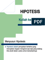 1 Kuliah 05 - Hipotesis