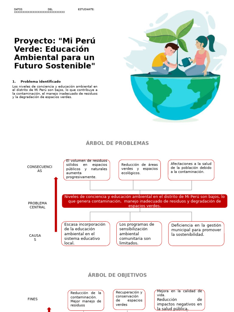Modelo de Ppt - Proyecto | PDF | Sustentabilidad | Residuos