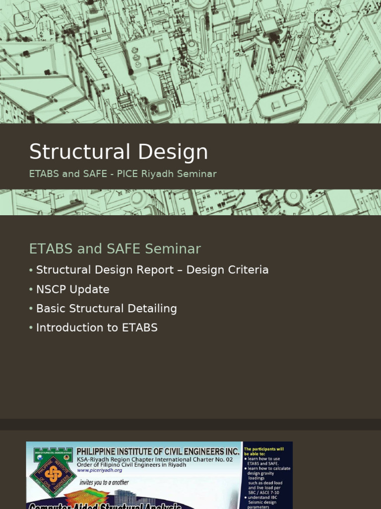 Structural Design Seminar Overview | PDF | Structural Load | Seismology
