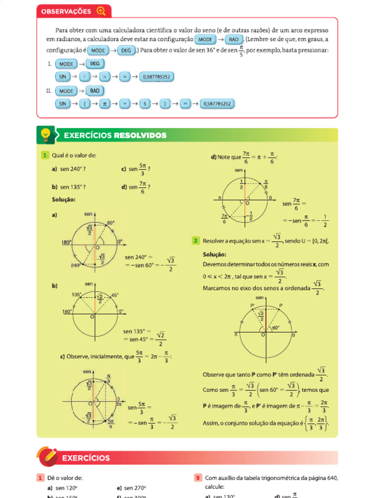 2 Série - Razões Trigonométricas Na Circunferência | PDF