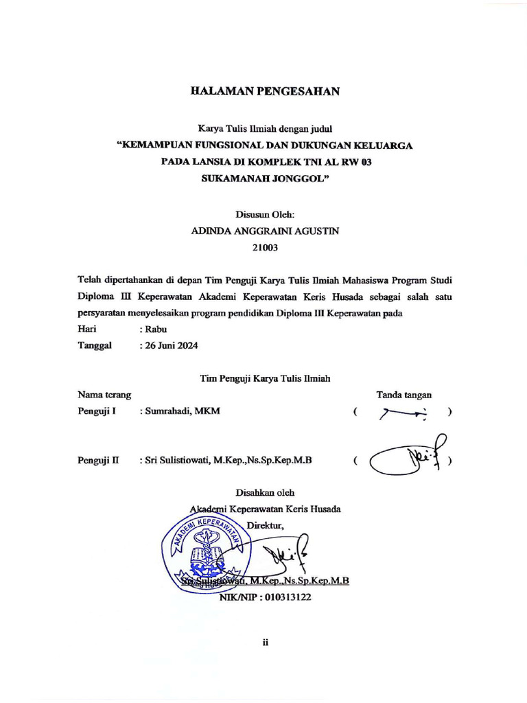 Pengesahan | PDF