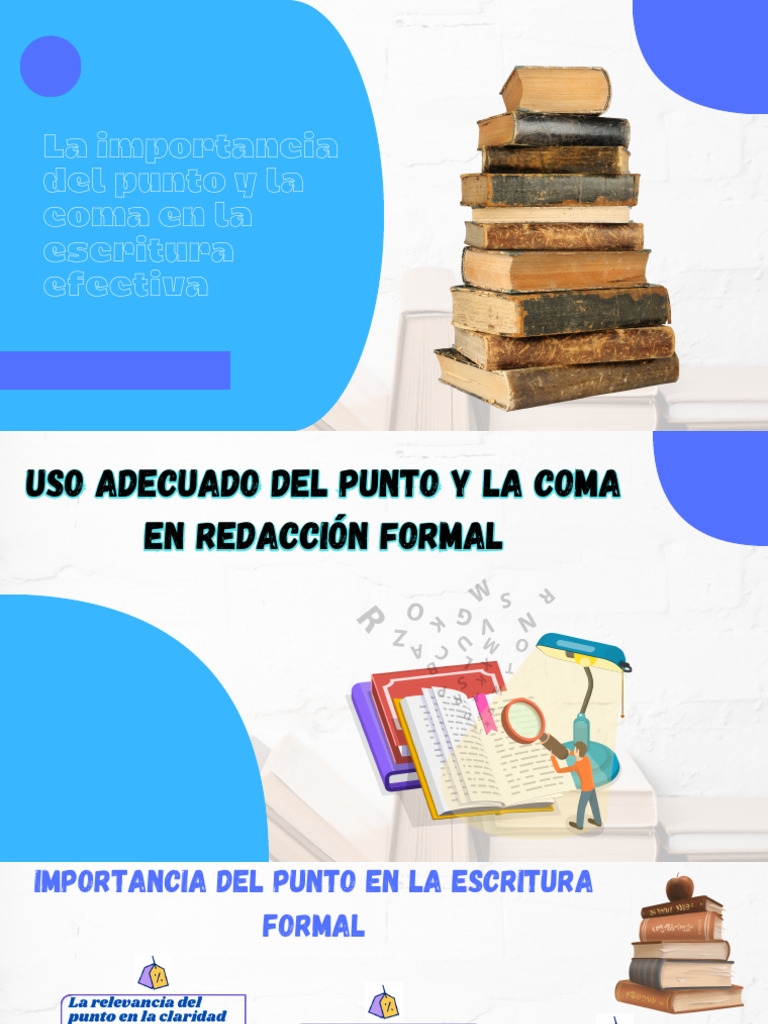 Uso efectivo del punto y la coma | PDF | Coma | Puntuación