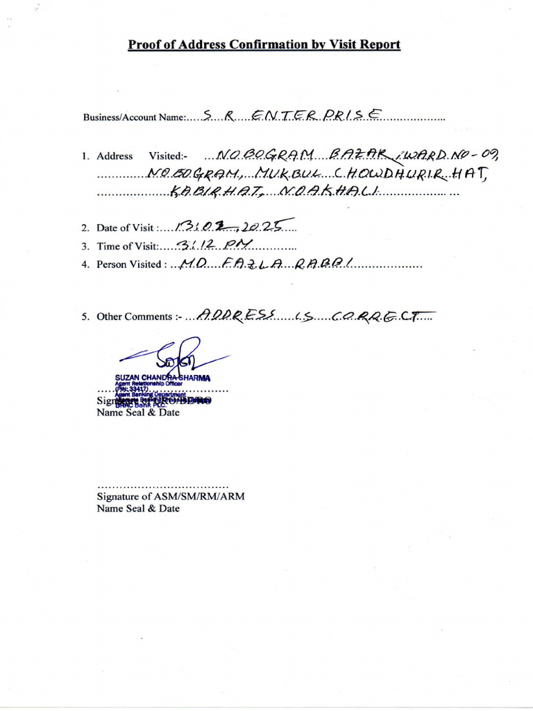 Proof of Address | PDF