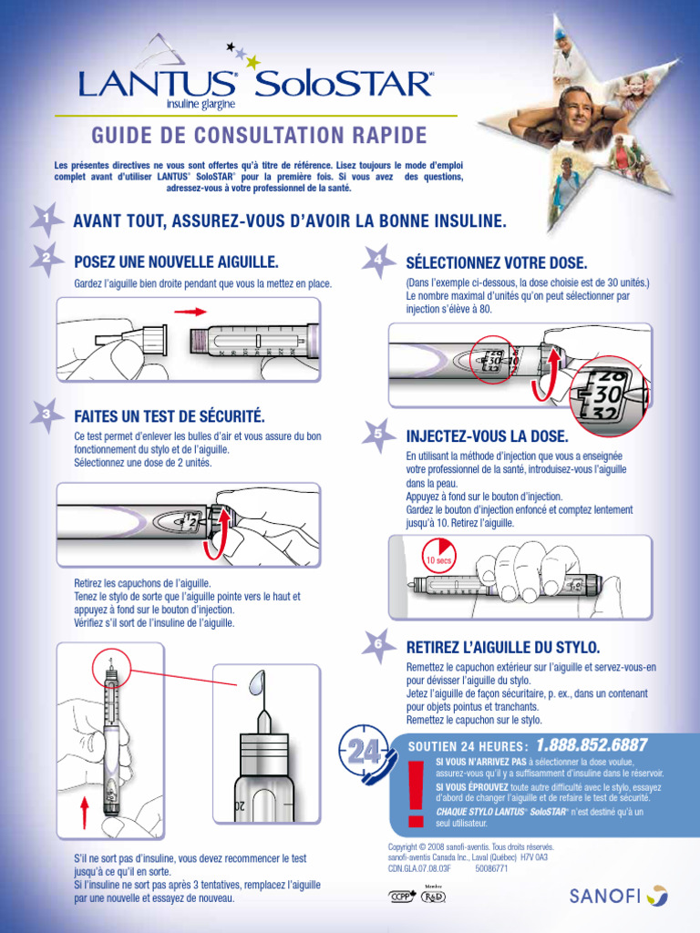 Solostar Lantus Quick FR | PDF