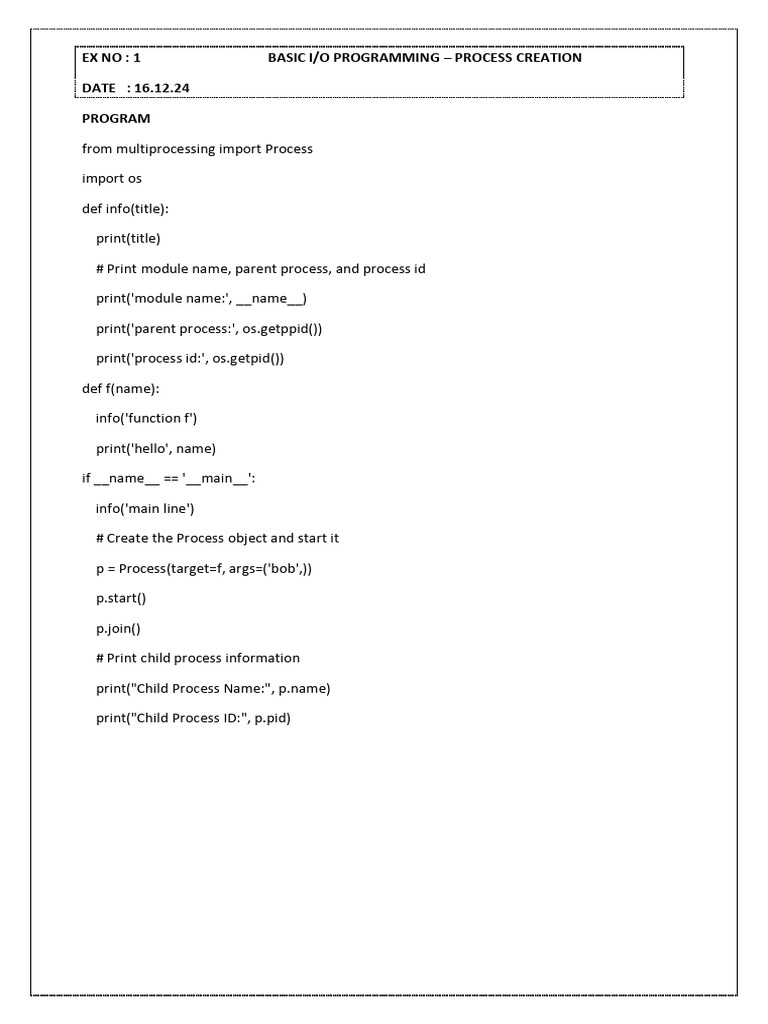 I/O Programming and Scheduling Algorithms | PDF | Software Engineering ...