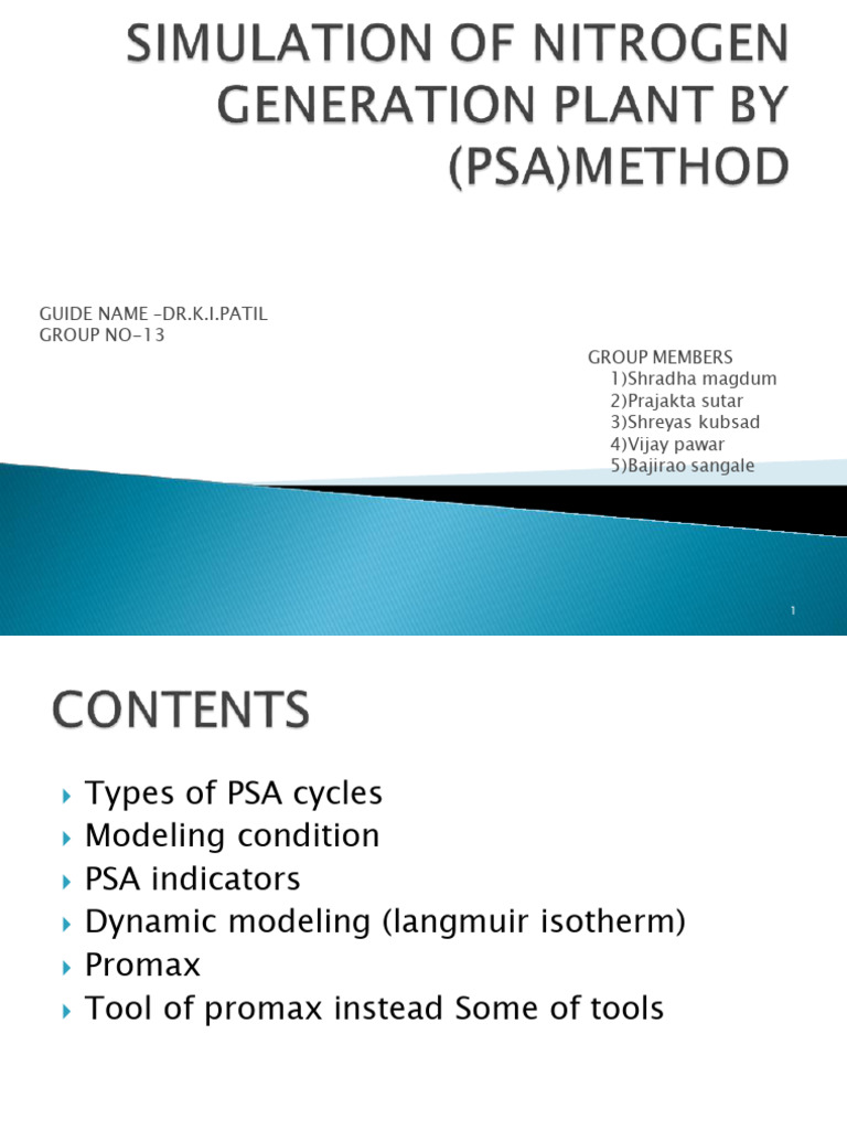 PSA Cycle Modeling and Applications Guide | PDF | Adsorption | Physical ...
