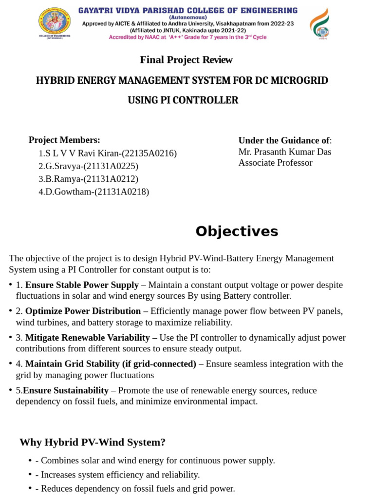 Hybrid PI Controller Batch - 5 | PDF | Control Theory | Wind Power
