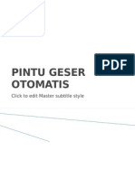 Pintu Geser Otomatis