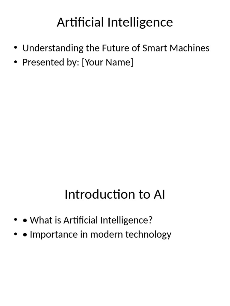 AI: Understanding Its Impact and Future | PDF