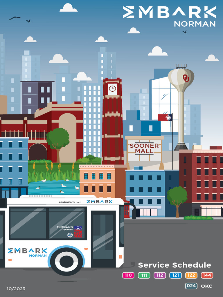 Rutas de Autobús en Norman 2023 | PDF | Industrias de servicio | Invalidez