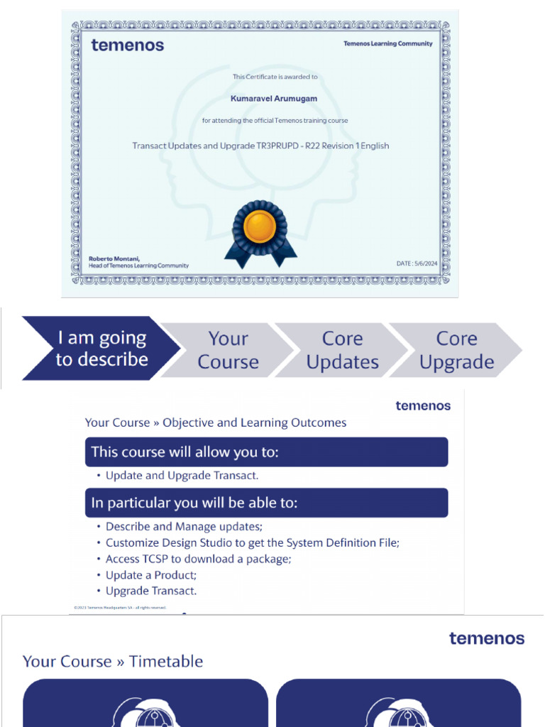 Transact Updates and Upgrade | PDF