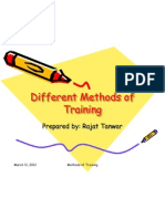 Different Methods of Training