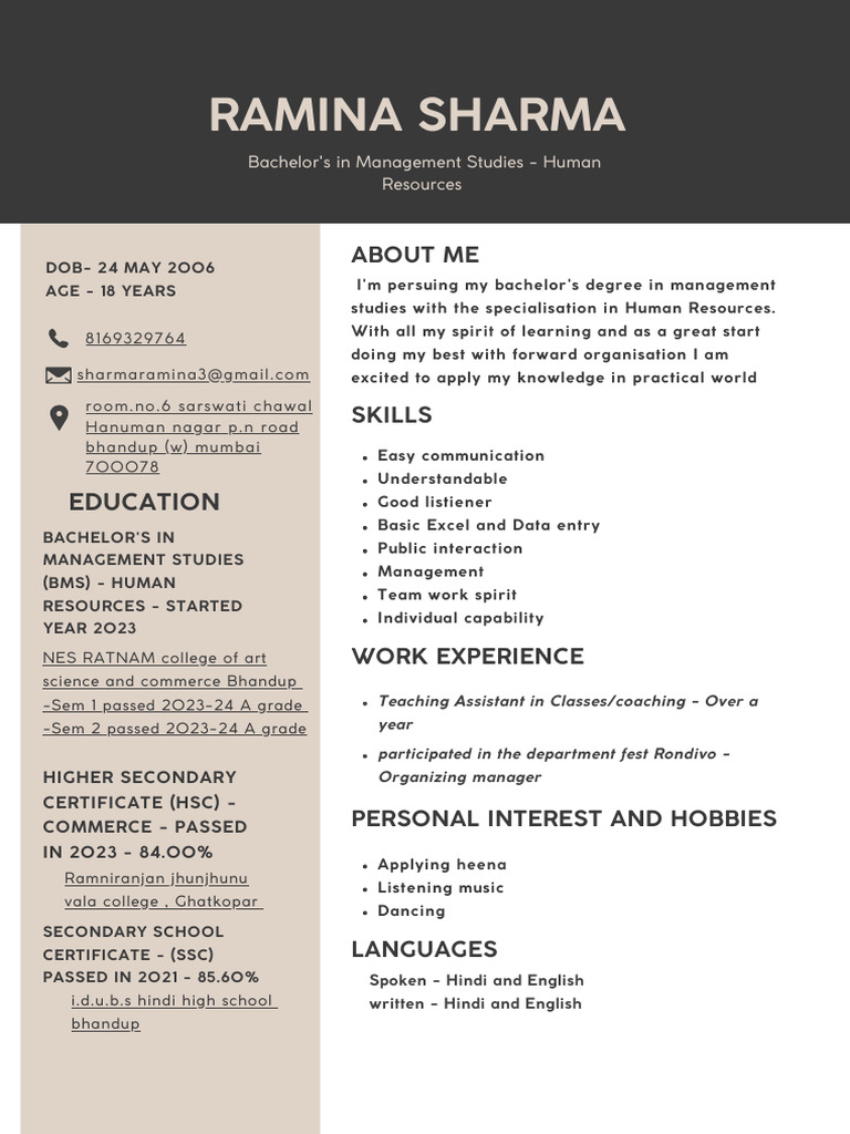 White Professional Human Resources CV Resume - 20240723 - 110818 - 0000 ...