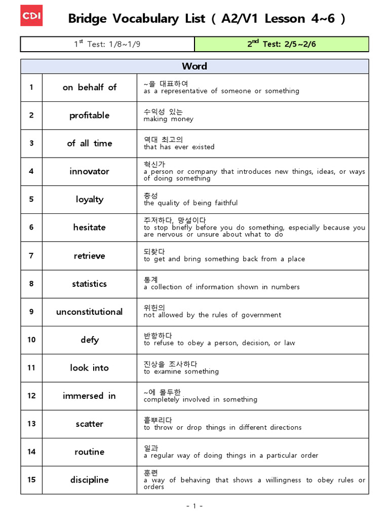 Bridge - WEEK9 - A2V1 - Study - Sheet - (4-6) 2 | PDF