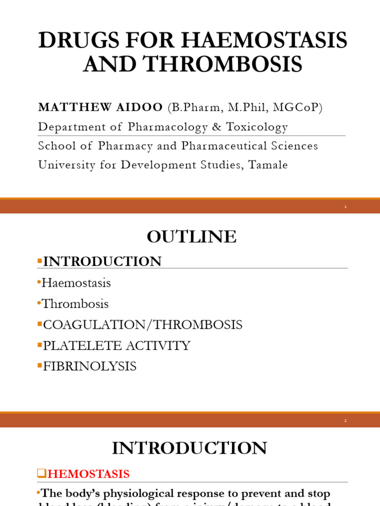 Haemostasis and Thrombosis New | PDF | Platelet | Coagulation