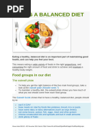 NHS 8 Tips for Healthy Eating | PDF | Healthy Diet | Diet & Nutrition