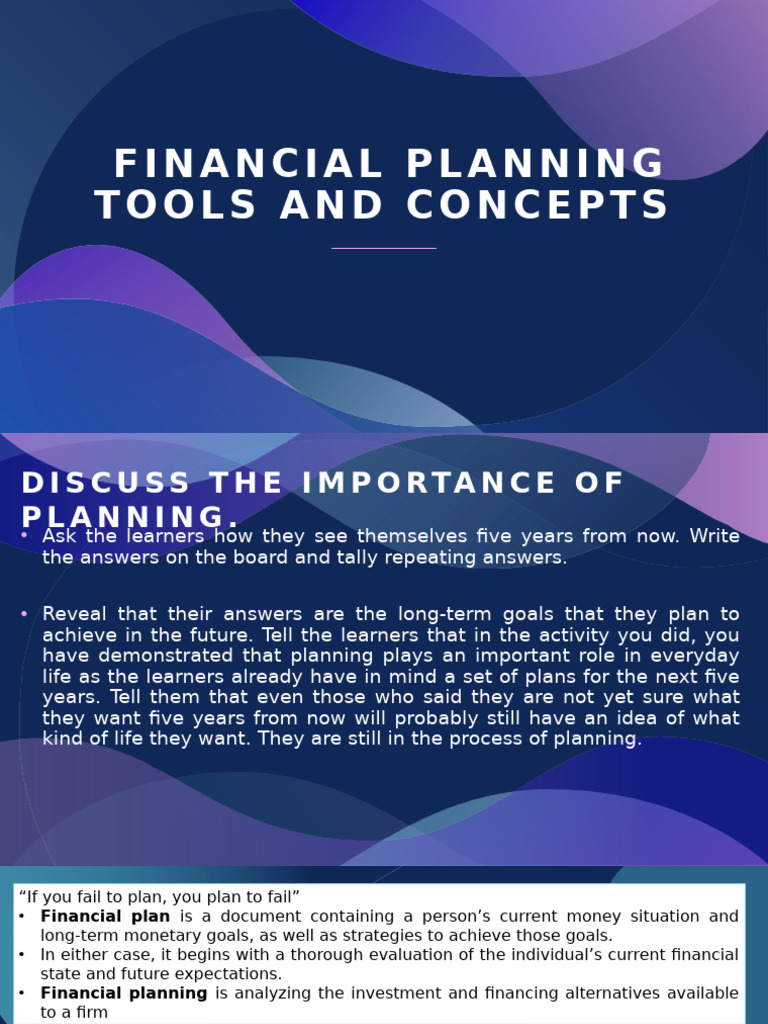 Essential Financial Planning Tools | PDF | Goal | Budget