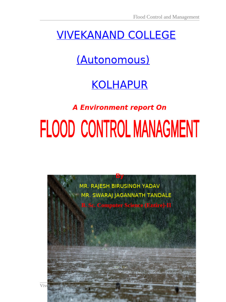 Flood Control | PDF | Flood | Storm Surge
